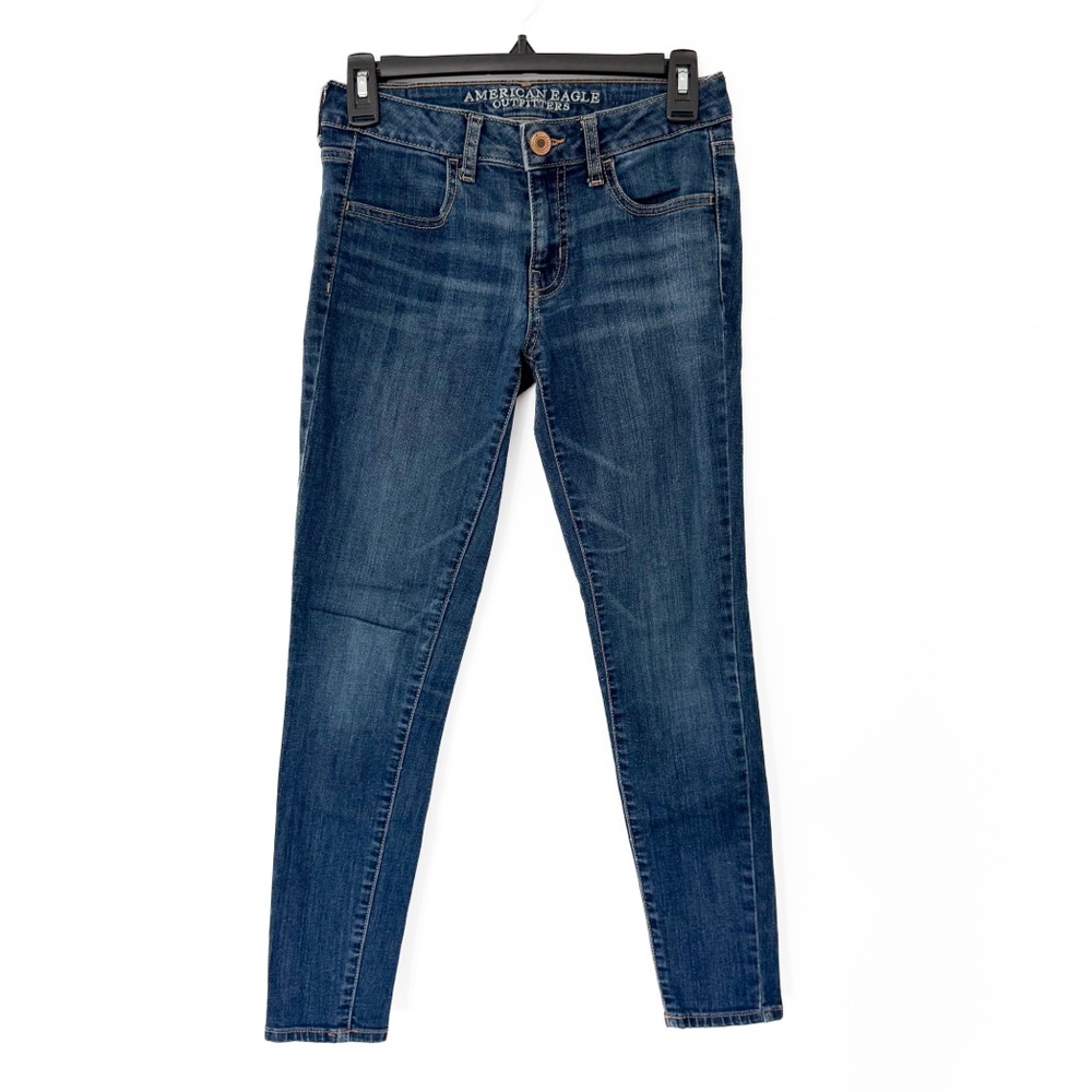 American Eagle Blue Denim Skinny Jegging Jeans – Size 2 Short